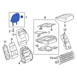 Acura OE - Front Left Headrest
