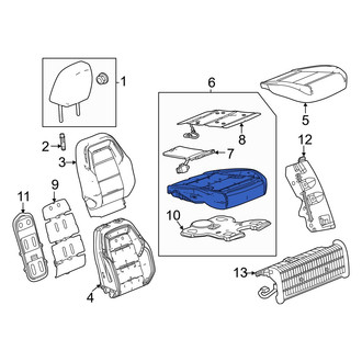 Acura OE - Front Right Air Bag Seat Sensor Mat