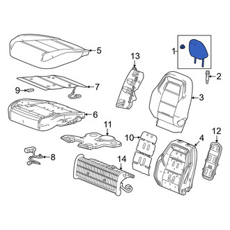 Acura OE - Front Right Headrest