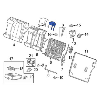 Acura OE - Rear Left Inner Headrest