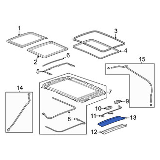 Acura OE - Sunroof Cover