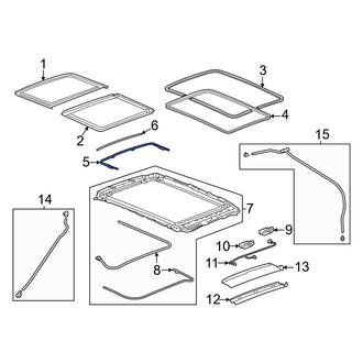 Acura OE - Sunroof Deflector