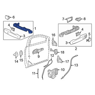 Acura OE - Front Right Outer Exterior Door Handle