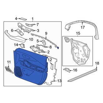 Acura OE - Front Right Outer Door Outer Panel