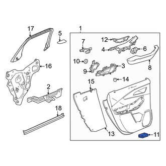 Acura OE - Rear Lower Courtesy Light