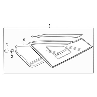 Acura OE - Quarter Panel - Glass