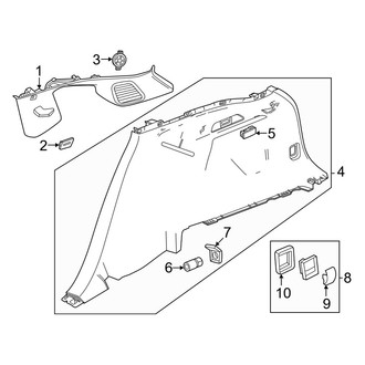Acura OE - Quarter Panel - Interior Trim