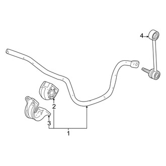 Acura OE - Rear Suspension - Stabilizer Bar & Components