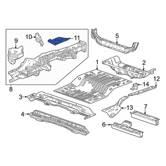 Acura OE - Rear Left Floor Extension