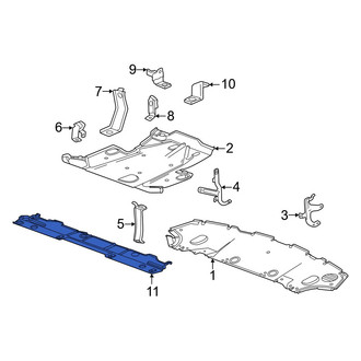 Acura OE - Center Floor Pan Splash Shield