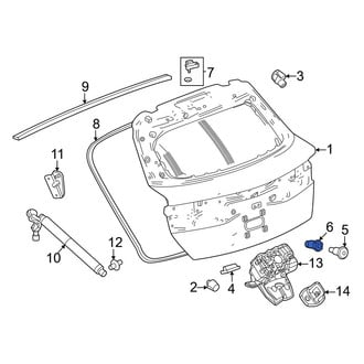 Acura OE - License Plate Bracket Nut