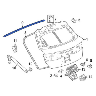 Acura OE - Rear Outer Hatch Seal