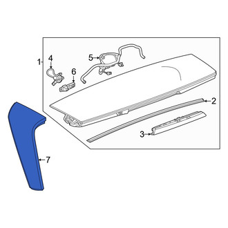Acura OE - Rear Right Spoiler