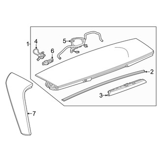 Acura OE - Lift Gate - Spoiler