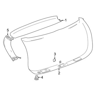 Acura OE - Lift Gate - Interior Trim
