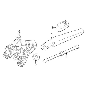 Acura OE - Lift Gate - Rear Wiper Components