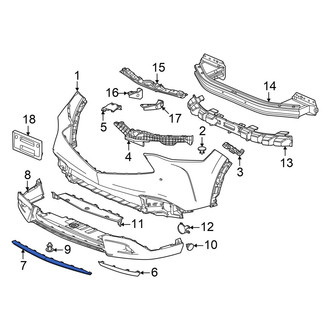 Acura OE - Front Lower Valance Panel