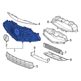 Acura OE - Front Upper Grille