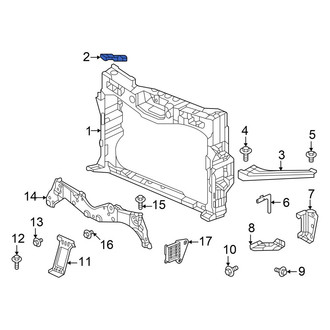 Acura OE - Upper Radiator Support Bracket
