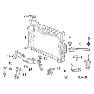Acura OE - Center Radiator Support Panel Bolt
