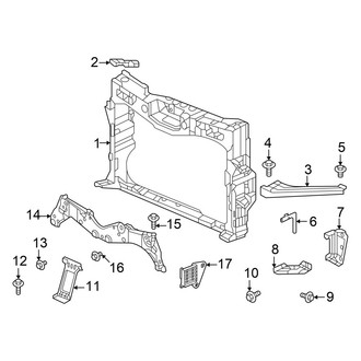 Acura OE - Radiator Support
