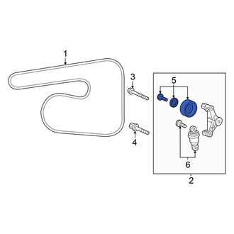 Acura OE - Accessory Drive Belt Tensioner Pulley