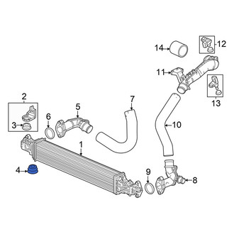 Acura OE - Lower Intercooler Insulator