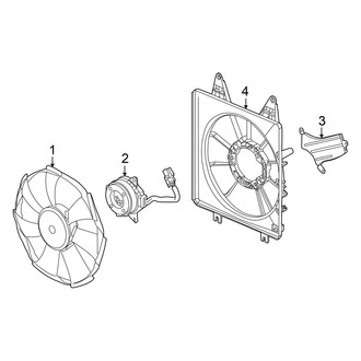 Acura OE - Air Conditioner & Heater - Cooling Fan
