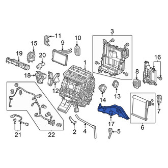 Acura OE - Lower Cabin Air Intake Duct