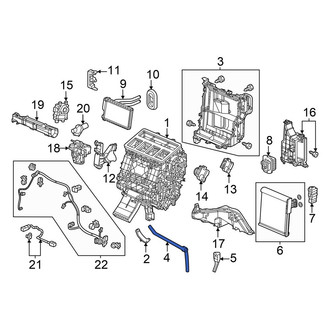 Acura OE - Upper A/C Evaporator Drain
