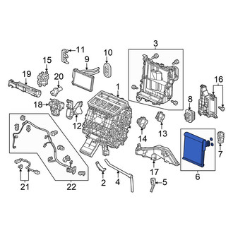 Acura OE - A/C Evaporator Core