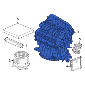 Acura OE - HVAC Blower Case Assembly