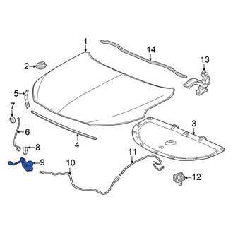 Acura OE - Front Hood Latch