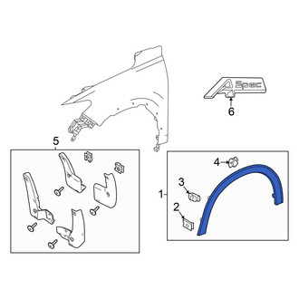 Acura OE - Wheel Arch Molding