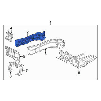 Acura OE - Front Left Outer Frame Side Member