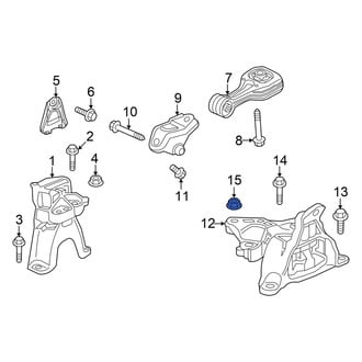 Acura OE - Automatic Transmission Mount Nut