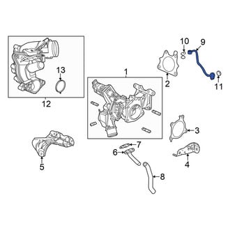 Acura OE - Front Turbocharger Oil Line