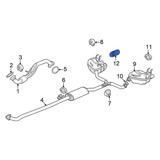 Acura OE - Right Exhaust Tail Pipe Tip
