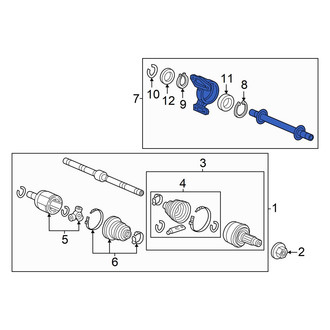 Acura OE - Front CV Intermediate Shaft