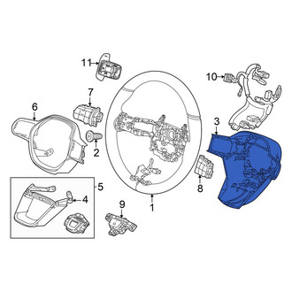 Acura OE - Steering Wheel Back Cover