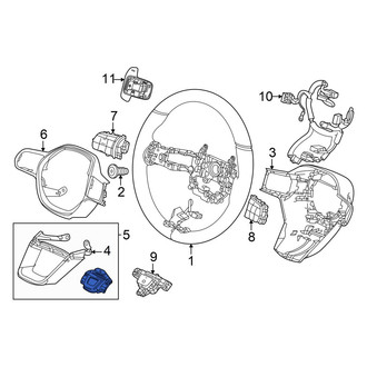 Acura OE - Lower Steering Wheel Trim