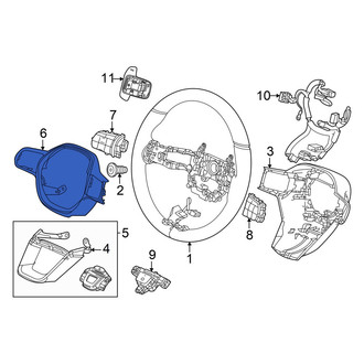 Acura OE - Upper Steering Wheel Trim