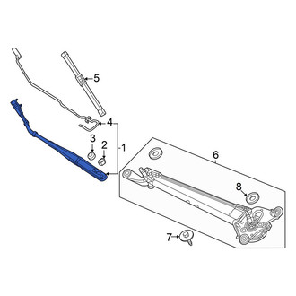 Acura OE - Front Left Wiper Arm