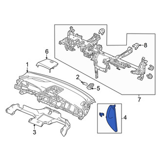 Acura OE - Left Instrument Panel Side Cover