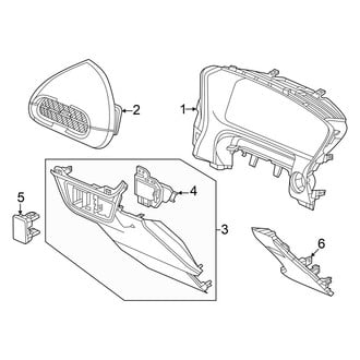 Acura OE - Instrument Panel Components (Driver Side)