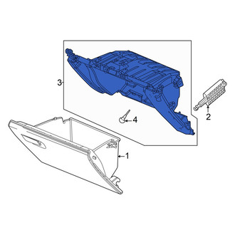 Acura OE - Front Glove Box Housing