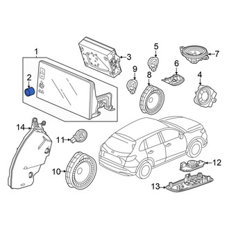 Acura OE - Radio Knob