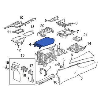 Acura OE - Console Armrest