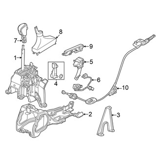 Acura OE - Console - Transmission Shift Lever