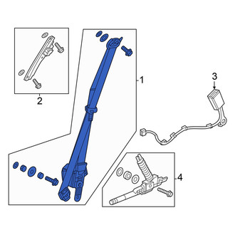 Acura OE - Front Left Seat Belt Lap and Shoulder Belt